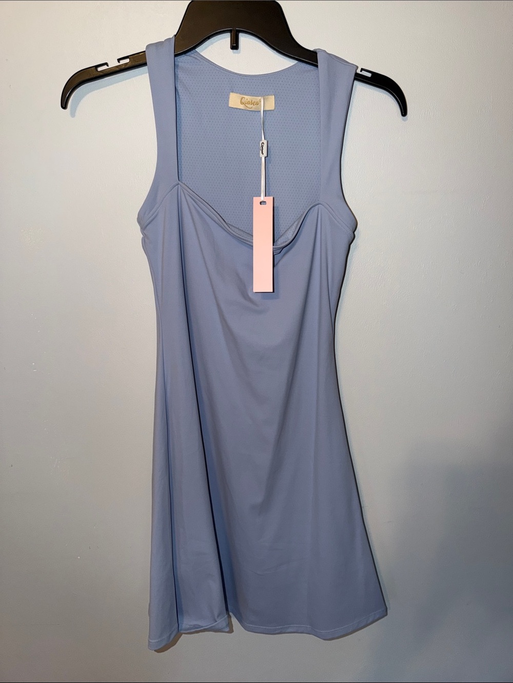 Soft Periwinkle Sleeveless Mini Dress by Cider